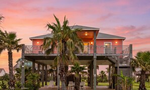 Exterior - Escape | Steps to the Beach | Large Deck | Group Ready (Crystal Beach)