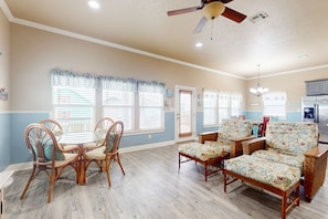 Interior - Inviting | Gulf Views | Pet Friendly | Sleeps 12 (Crystal Beach)