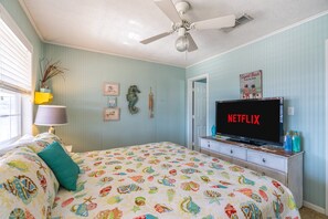 3 chambres, bureau, accès au Wi-Fi (inclus), literie fournie