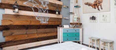 1 soverom, strykejern/-brett, wi-fi og sengetøy