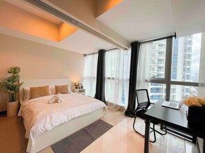 1 habitación, tabla de planchar con plancha, wifi y ropa de cama 