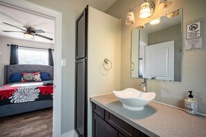 Towels, soap, toilet paper