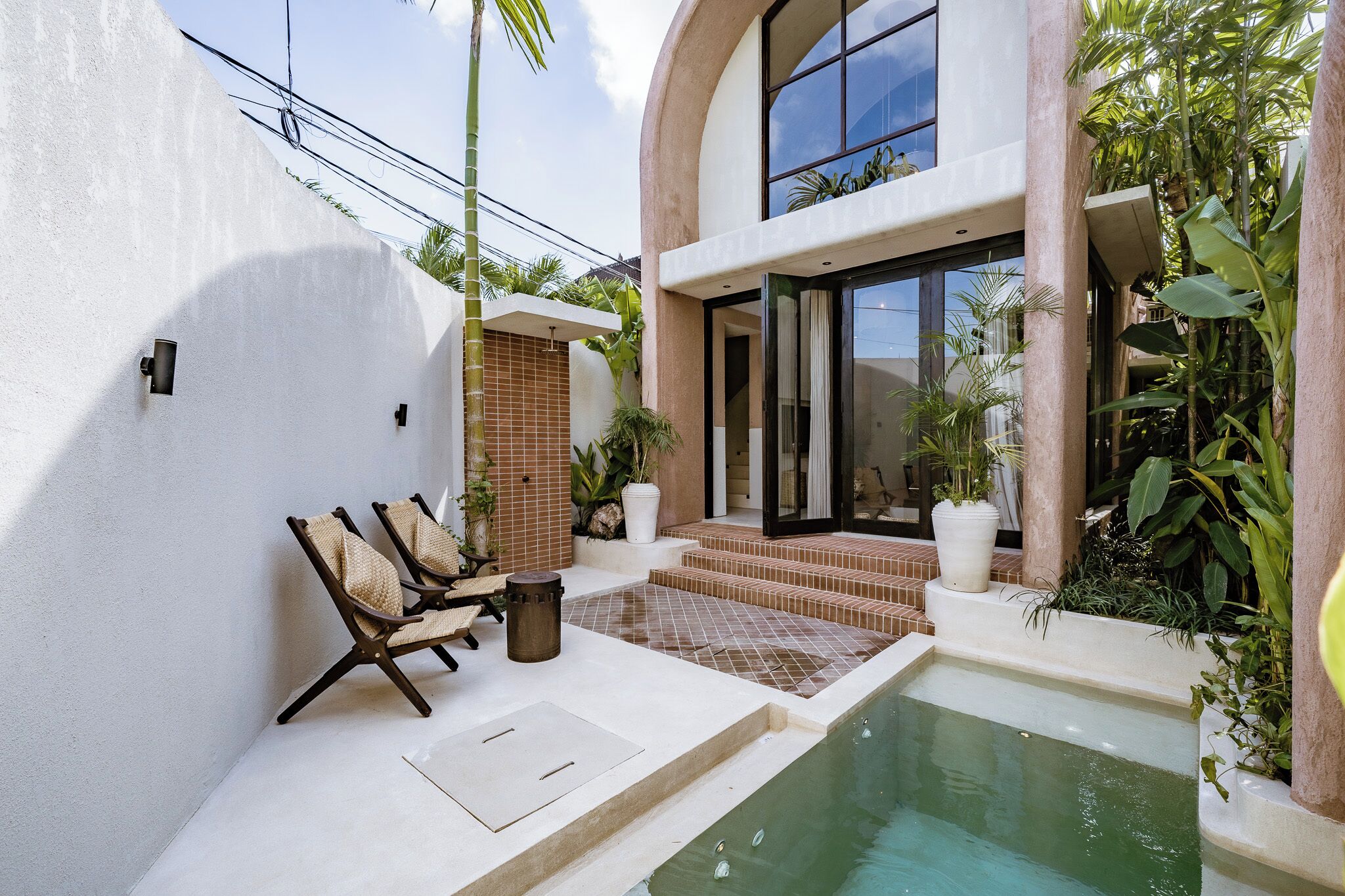 Fassade der Unterkunft