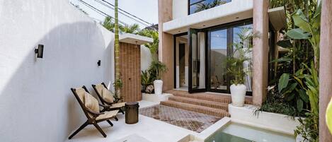 Majoituspaikan julkisivu