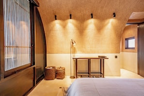 Luxury Villa, 1 Bedroom, Patio, Pool View | Egyptian cotton sheets, premium bedding, in-room safe, desk