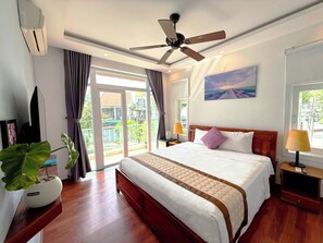 Premier kamer, balkon, uitzicht op de stad | Gratis wifi