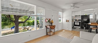Centrally Located 2-bedroom, 1-bath Cottage with Mountain Views & Private Deck