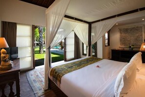 Exclusive Villa, 5 Bedrooms, Private Pool, Pool View | In-room safe, free WiFi, bed sheets - Villa Tigapuluh (Seminyak)