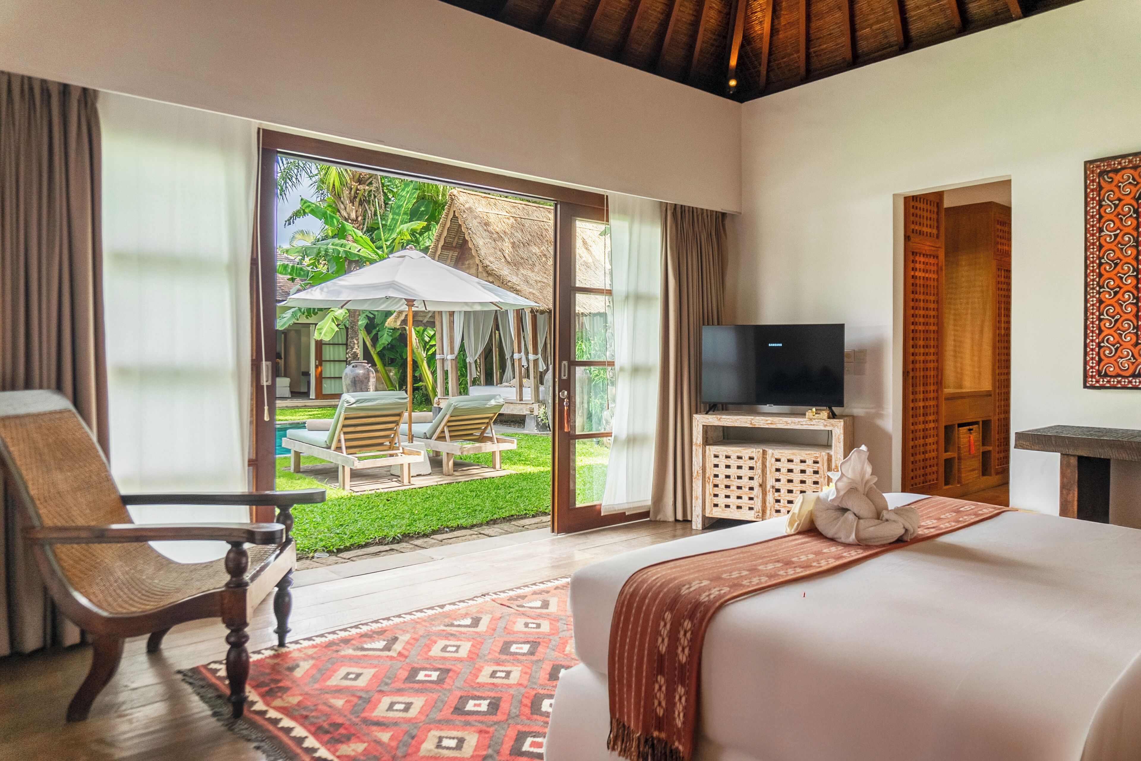 Villa, piscine privée | Vue sur le jardin