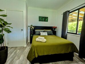 1 dormitorio, wifi, ropa de cama y accesible en silla de ruedas