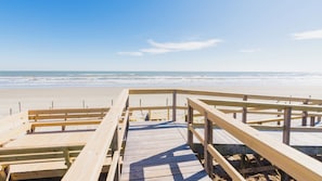 Sun-loungers, beach towels