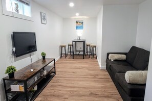 TV, books, video library