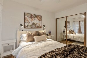 1 室のベッドルーム、WiFi、ベッドシーツ