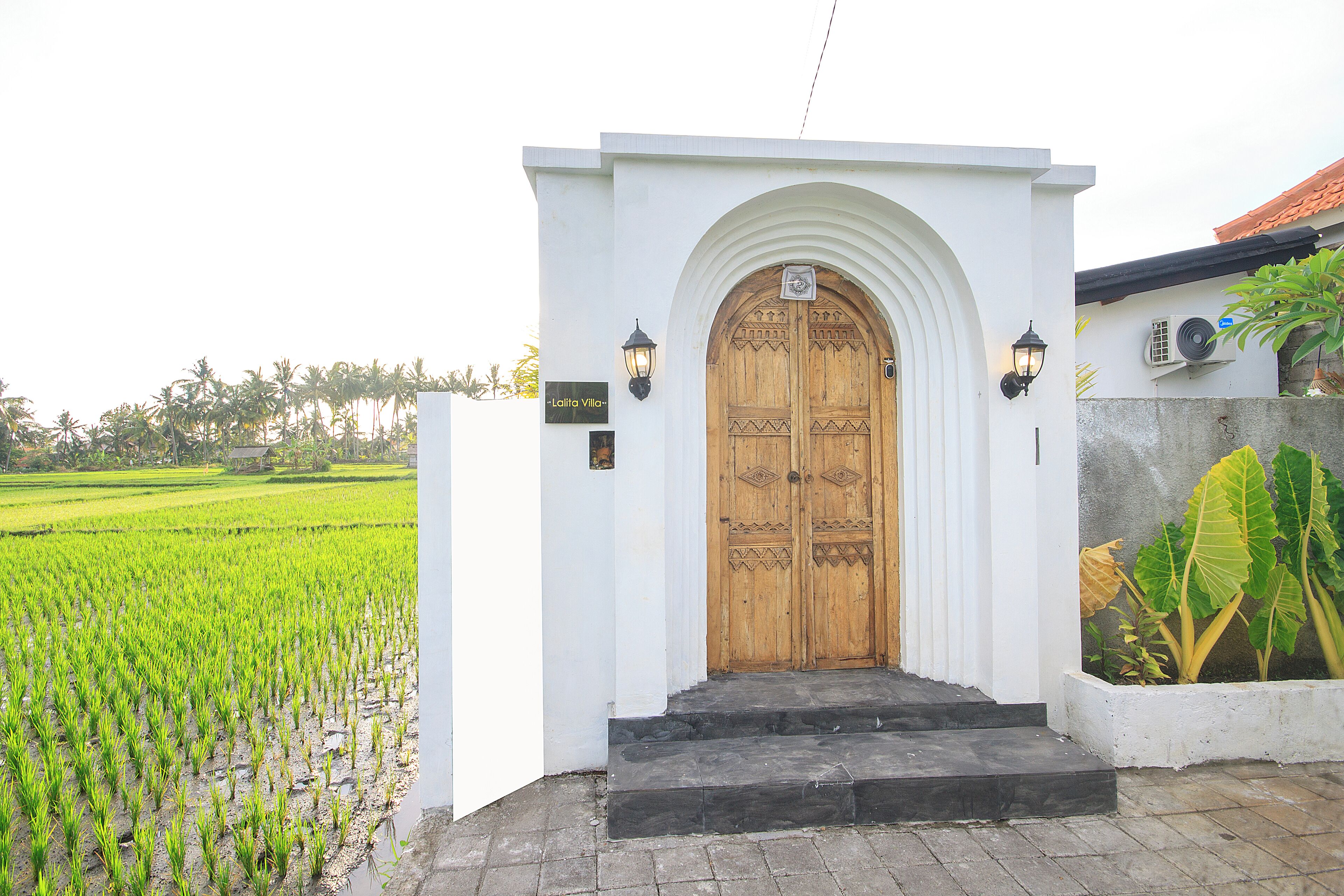 Voorkant van accommodatie