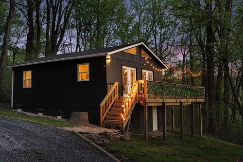 NEW Zen Cabin in the Clouds . Hot Tub, Wineries, Skyline 