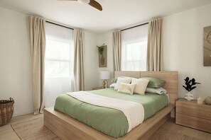 2 間睡房、書桌、熨斗/熨衫板、免費 Wi-Fi