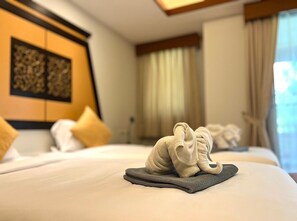 Nhà Tiêu chuẩn, 2 phòng ngủ, quang cảnh sân vườn | Két bảo mật tại phòng, bàn, bàn ủi/dụng cụ ủi quần áo 