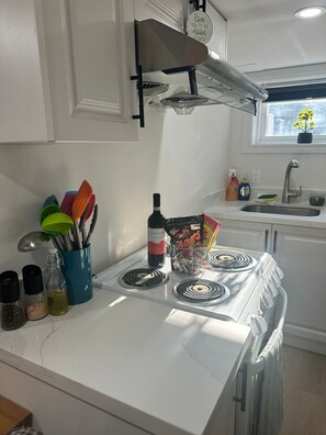 Microwave, oven, stovetop