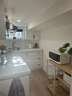 Microwave, oven, stovetop - Cosy Apartment in Upper Beaches, Toronto (Toronto)