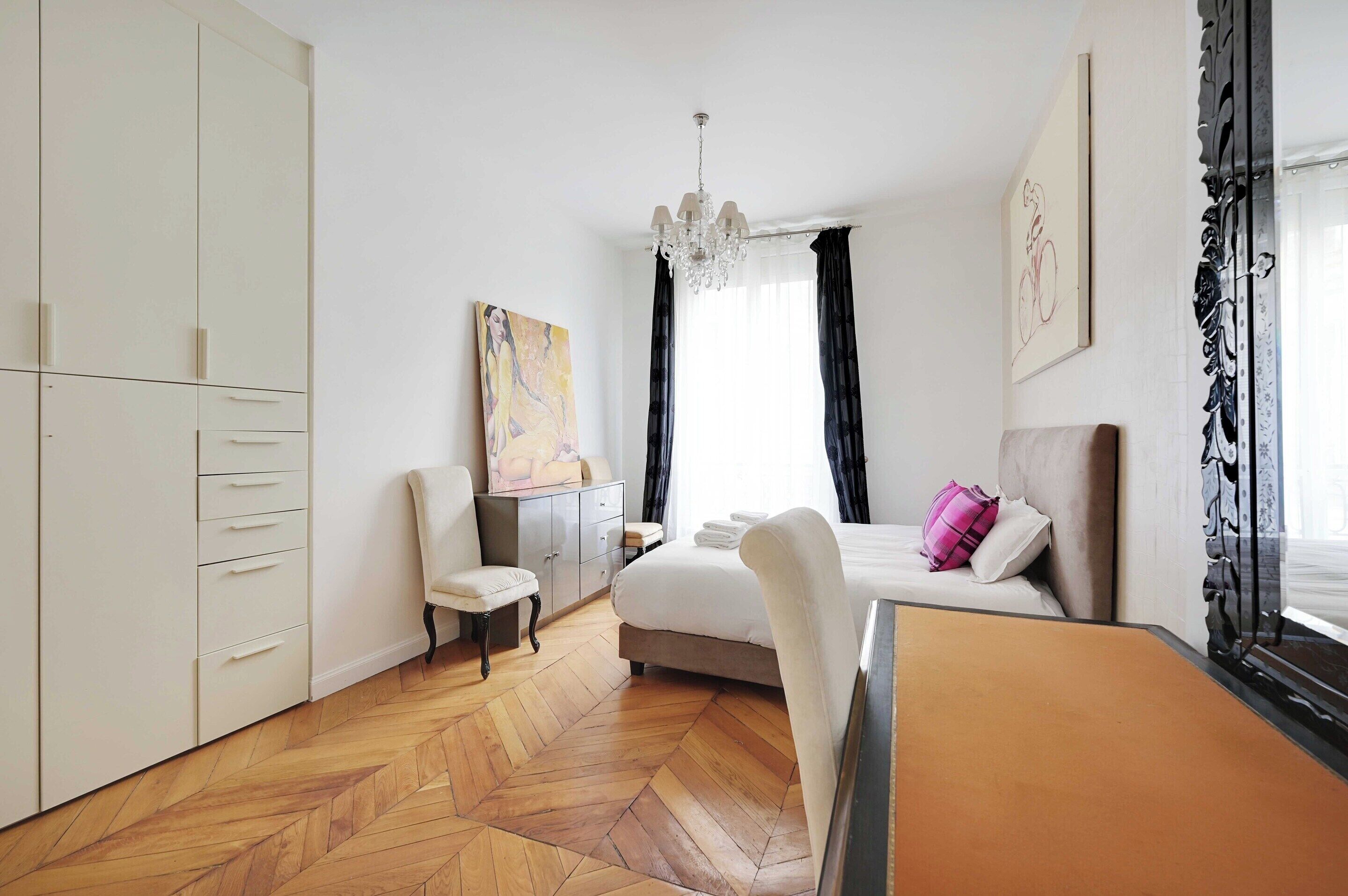 Appartement | 2 chambres, espace de travail pour ordinateurs portables