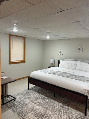 5 dormitorios, tabla de planchar con plancha, wifi gratis y ropa de cama