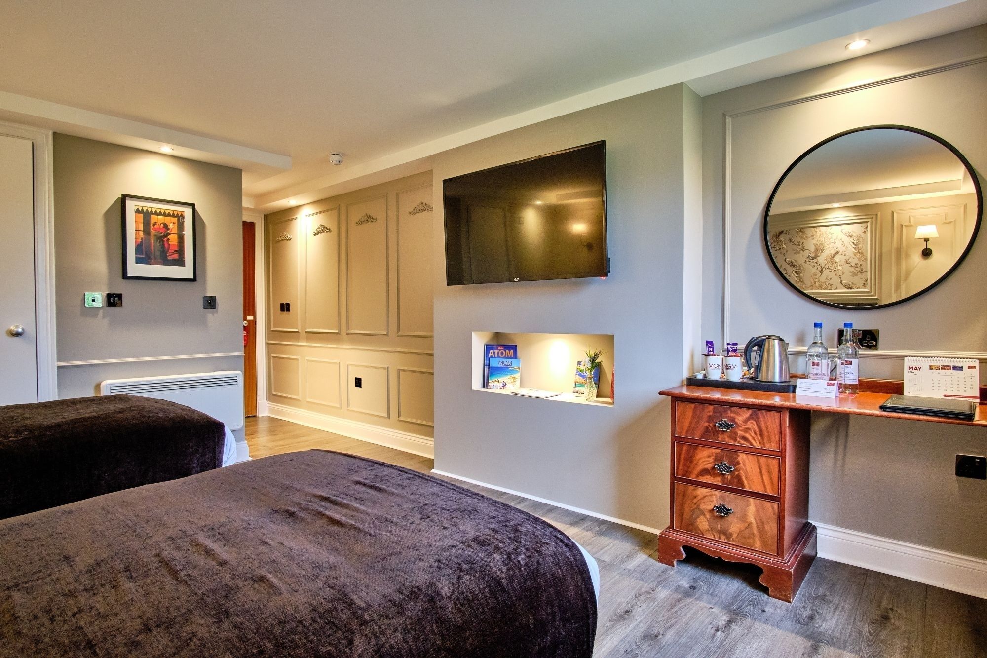 Bedroom. Interior and views may vary based on location and availability.