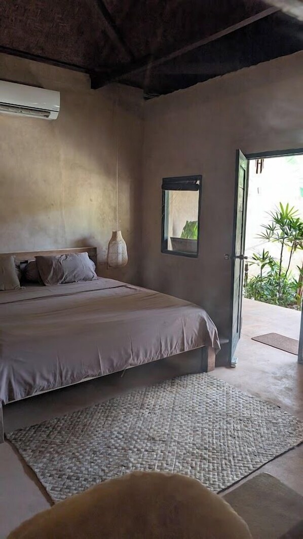 Classic Double Room, Pool View | Desk, laptop workspace, free WiFi