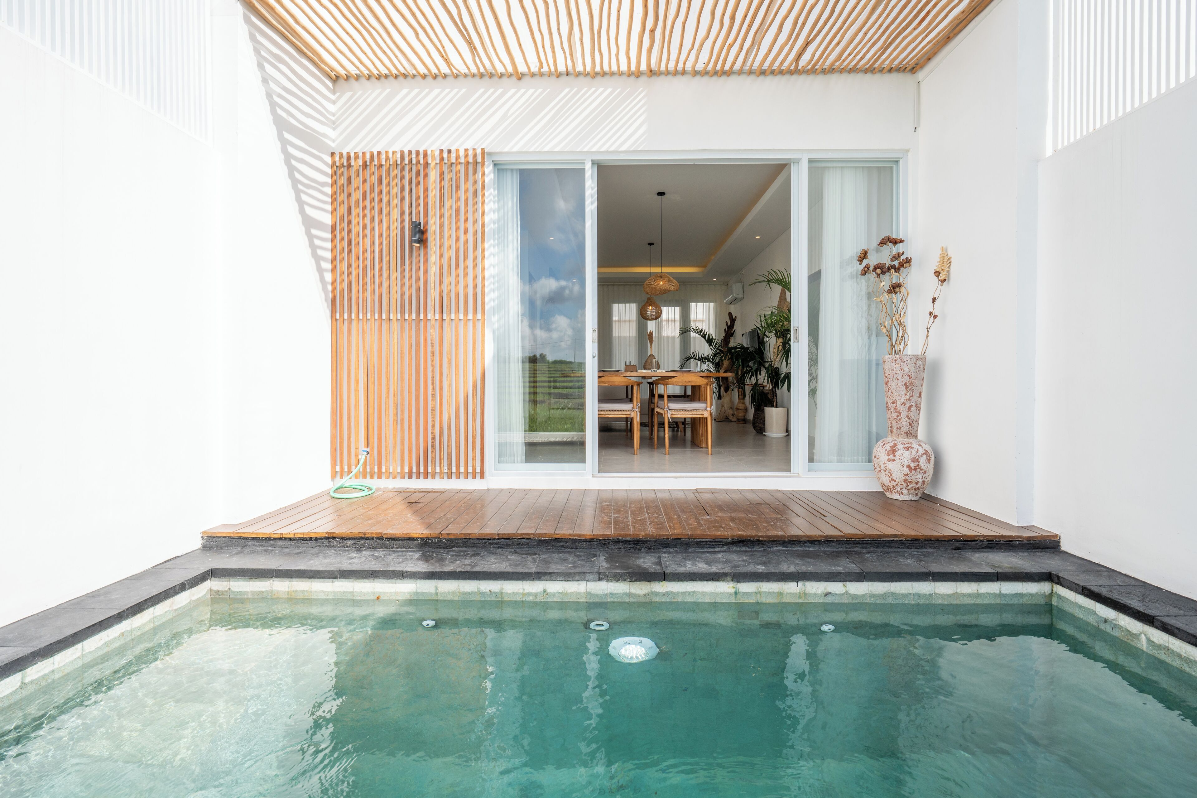 Façade de l’hébergement