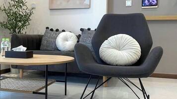 Luxury Apartment, Balcony, Courtyard View | Blackout drapes, iron/ironing board, free WiFi