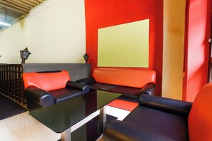 Sitteområde i lobbyen