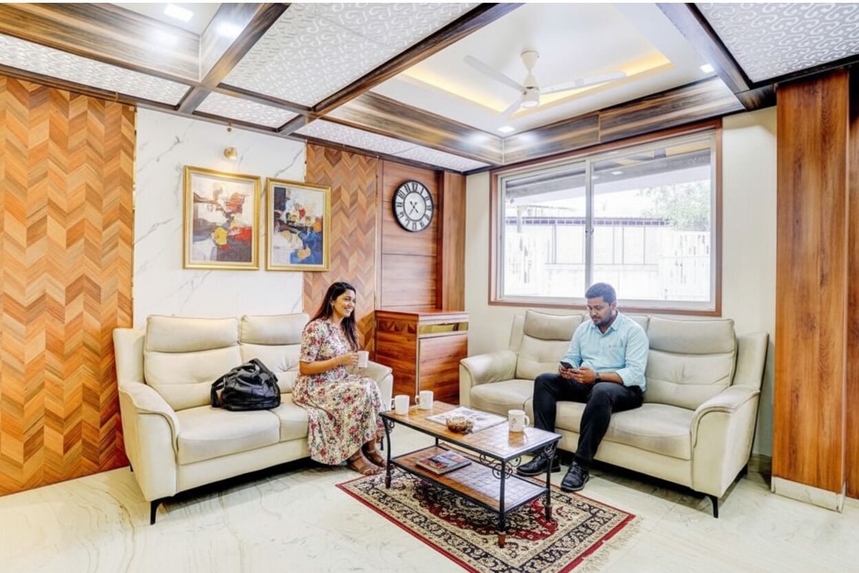 Sala de estar en el lobby