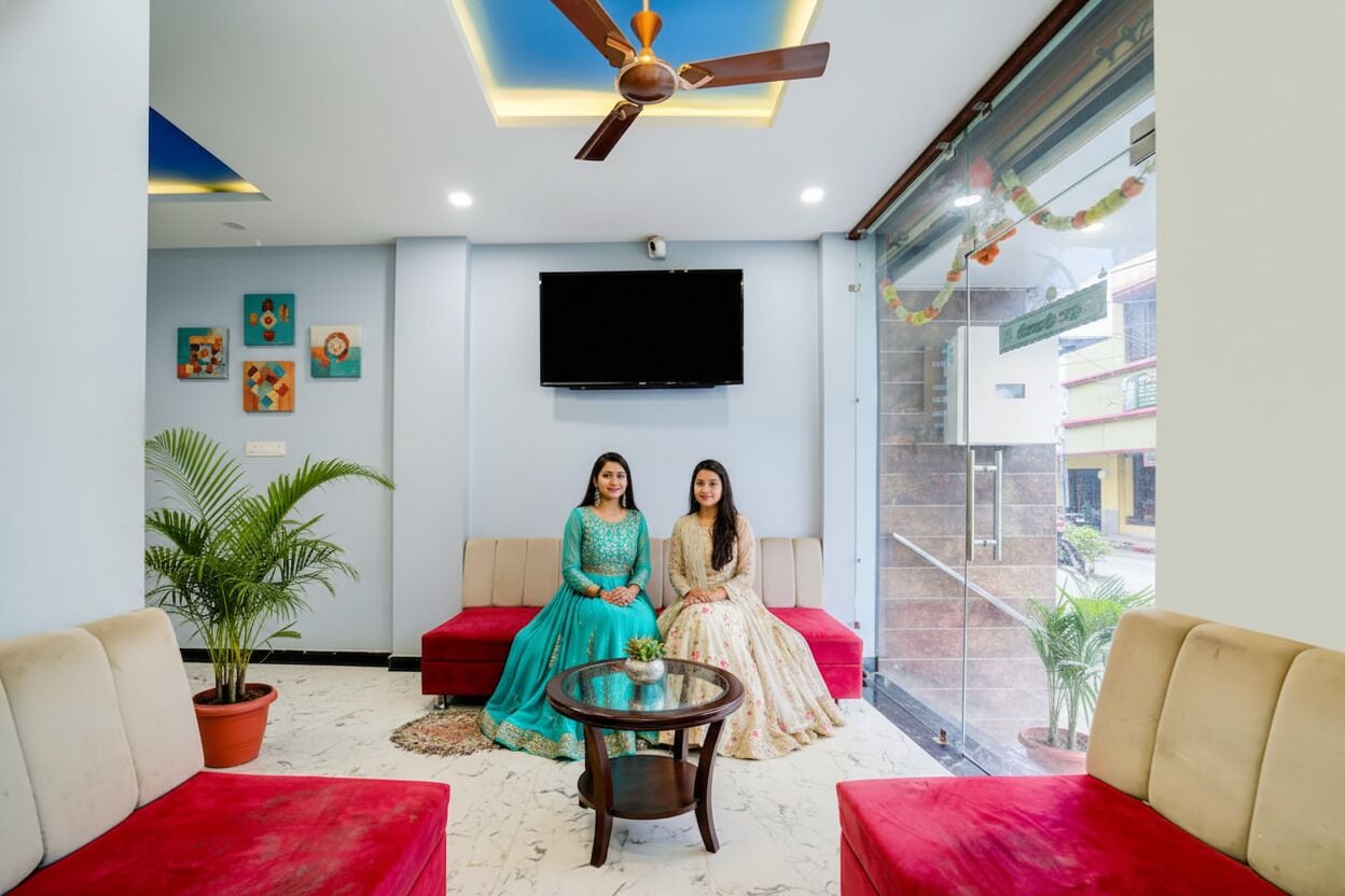 Sitteområde i lobbyen