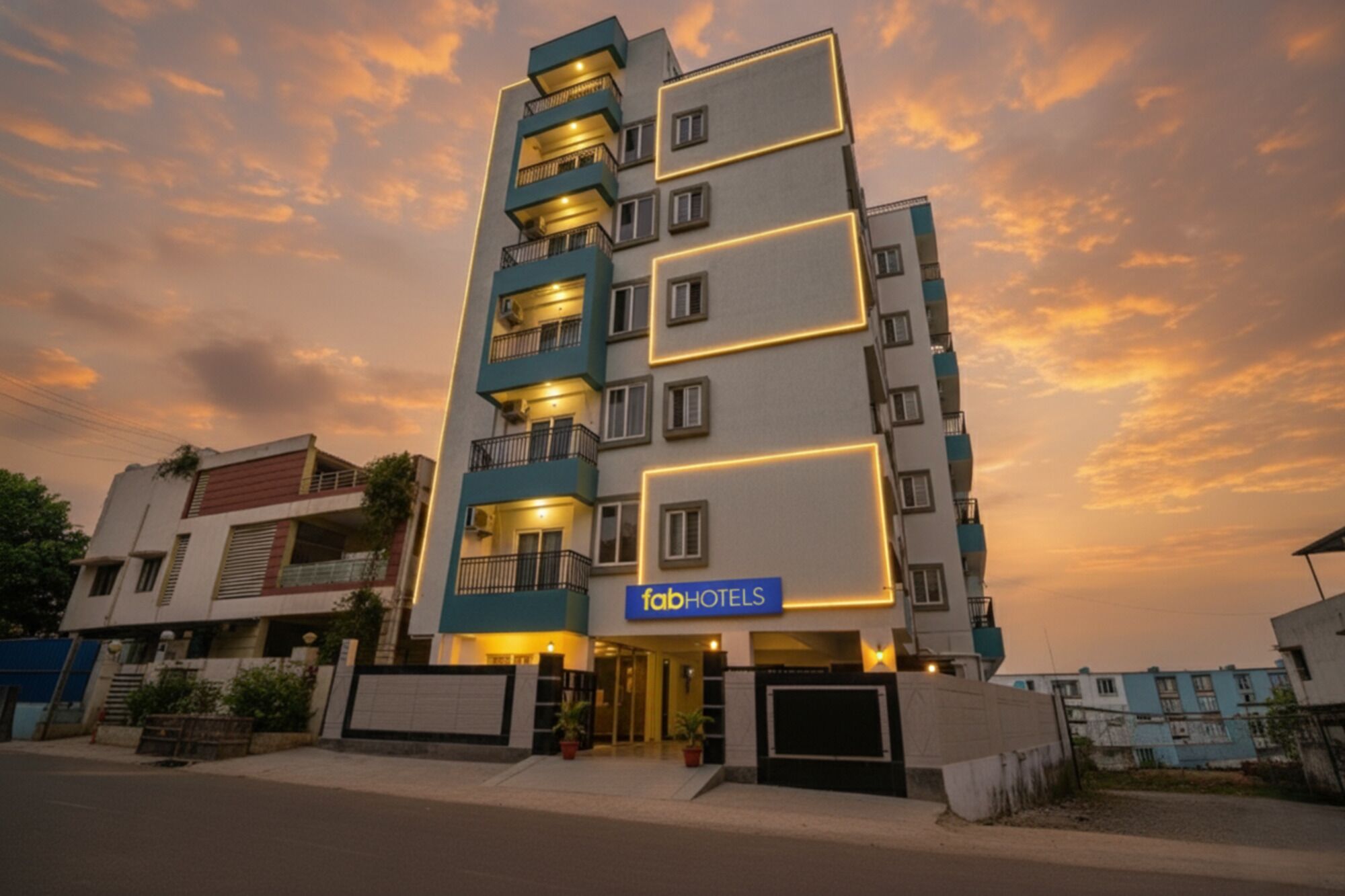 Entrada de la propiedad