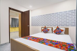 Deluxe Room | Egyptian cotton sheets, premium bedding, in-room safe, free WiFi - Fabhotel Embassy Tribe (Hyderabad)