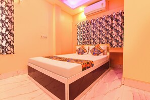 Lakens van Egyptisch katoen, luxe beddengoed, een kluis op de kamer