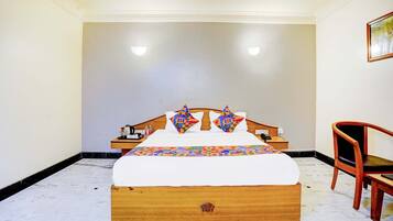 Deluxe kamer | Lakens van Egyptisch katoen, luxe beddengoed, een kluis op de kamer