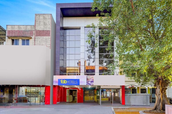 Voorkant van accommodatie