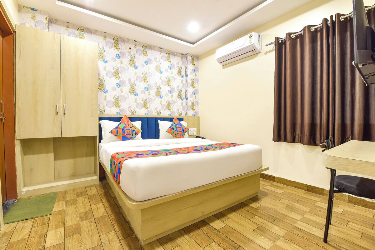Phòng Deluxe | Bộ trải giường bằng vải cotton Ai Cập, bộ đồ giường cao cấp 