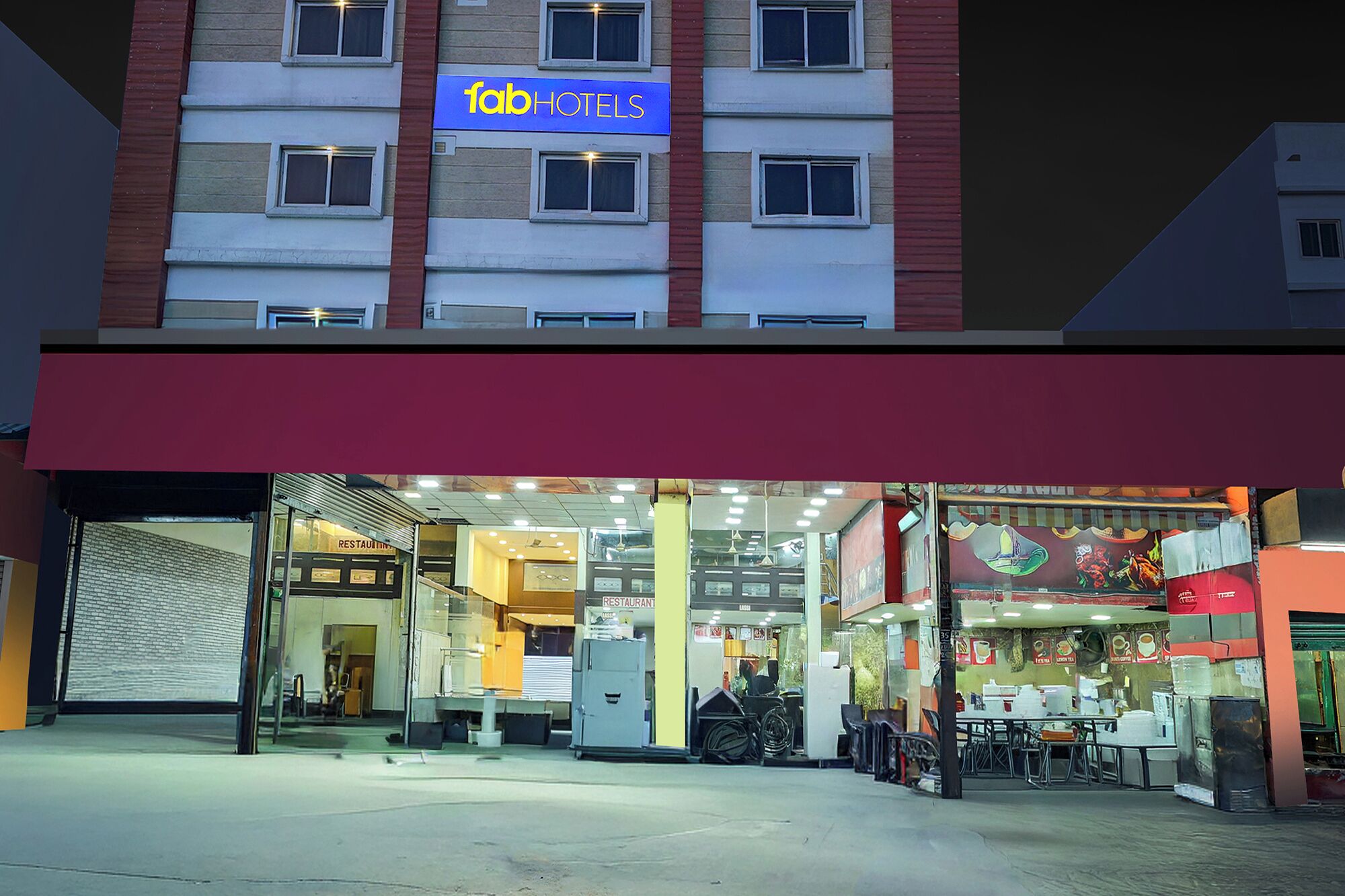 Entrada de la propiedad