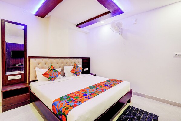 Habitación Deluxe | Sábanas de algodón egipcio, ropa de cama de alta calidad, caja fuerte