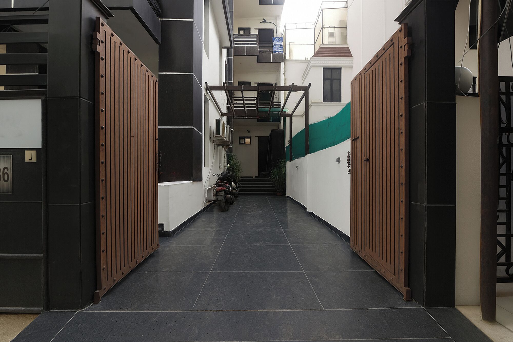 Fachada de la propiedad