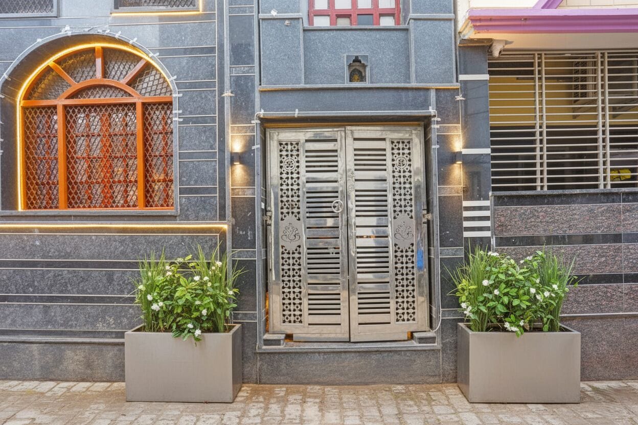 Entrée de l’hébergement