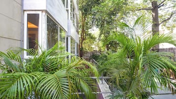 Majoituspaikan sisäänkäynti