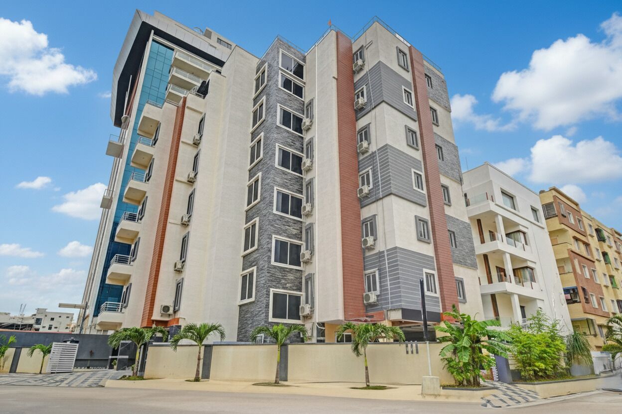 Majoituspaikan sisäänkäynti