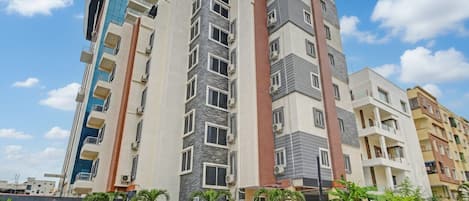 Majoituspaikan sisäänkäynti