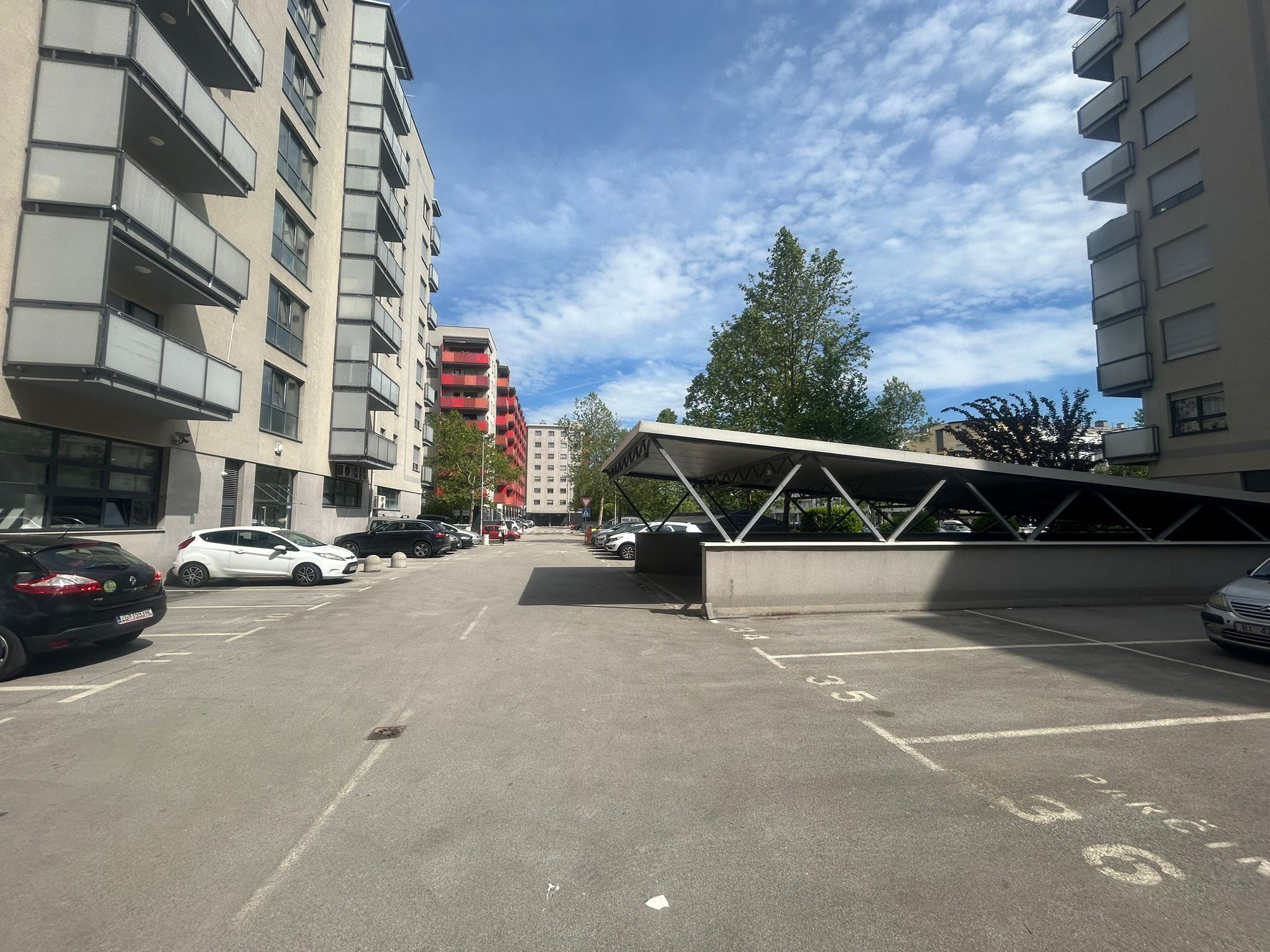 Overnatningsstedets facade