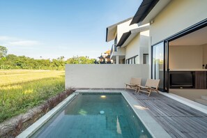 Pool - 1BR Luxury Designer - Paddy View - Canggu Center (Bali)