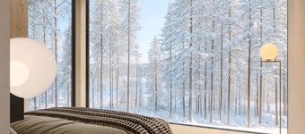 Architectural hideaway on Lake Inari, where Lapland is mystical & the Northern Lights are