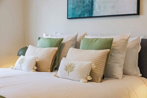 2 bedrooms, iron/ironing board, travel crib, WiFi