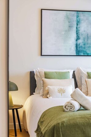 2 bedrooms, iron/ironing board, travel crib, WiFi